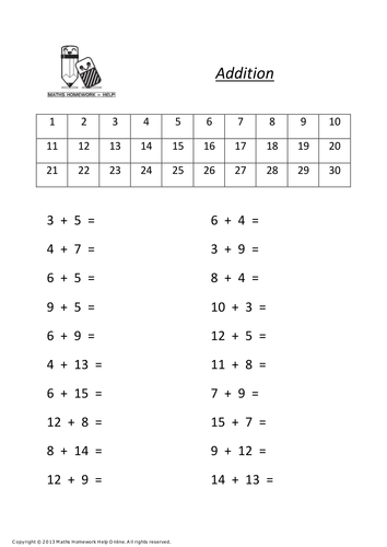 key stage 1 year 1 maths worksheets by claire1580