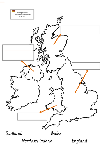 Label a UK map