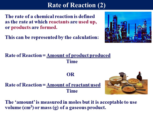 Chem_6.1 Rates of Reaction | Teaching Resources