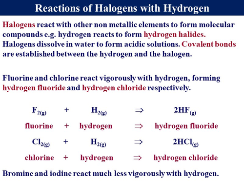 Chem 1.9 The Halogens 