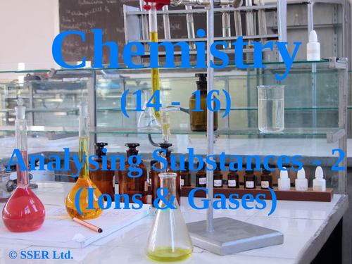 Chem_8.2 Analysis - 2 (Ions & Gases) | Teaching Resources