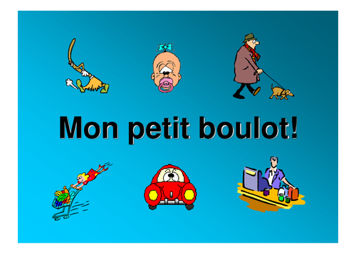 French Teaching Resources. PowerPoint & Matching Cards: Mon Petit ...