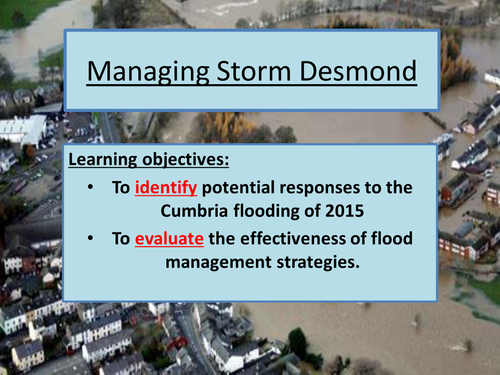 storm desmond case study gcse