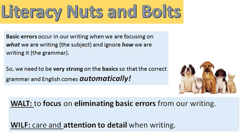 Literacy Nuts and Bolts - Zuzi's Story, Complete Lesson
