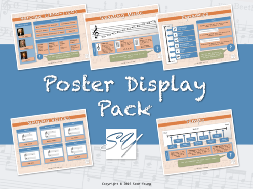 The Original Music Classroom Poster Display Pack