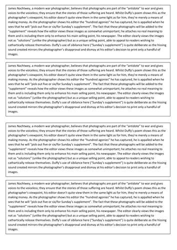 War Photographer by Carol Ann Duffy | Teaching Resources