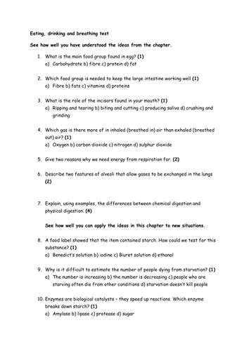 NEW KS3 Year 7 science tests and answer sheets | Teaching Resources