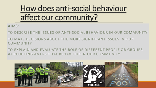 problem solving anti social behaviour