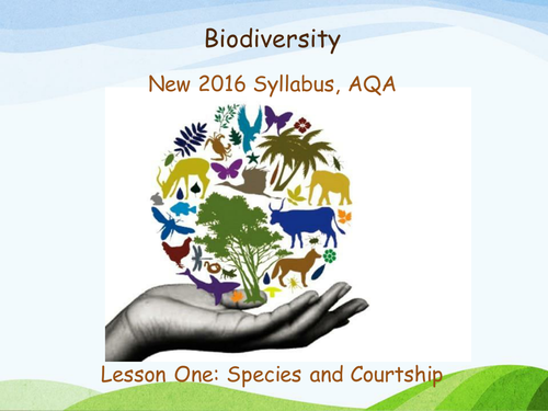New AQA (2016) Year 1 Biology (AS) - Species and Courtship - Flipped ...