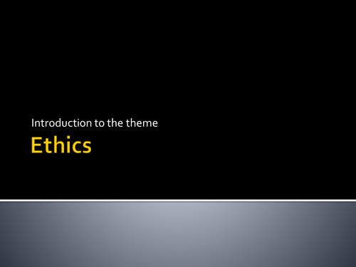 Introduction to Business Ethics