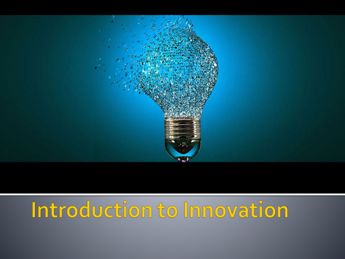 Introduction to Innovation