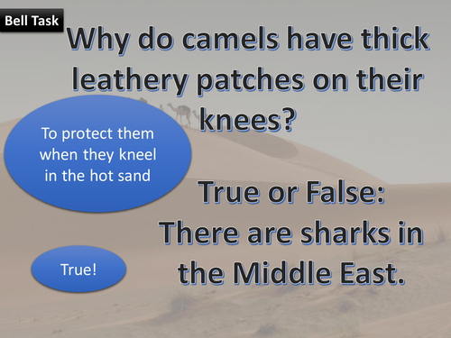 Middle East Physical Geography Lesson | Teaching Resources
