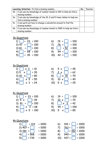 level 3 5 year 3 6 beginning algebra teaching resources