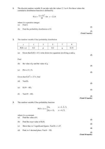 statistics 1 set of s1 worksheets with answers