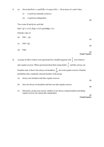 statistics 1 set of s1 worksheets with answers teaching resources