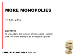 advantages and disadvantages of monopoly