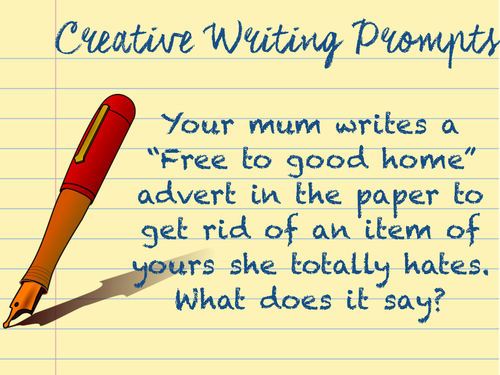 Creative writing prompts | writersdigest.com