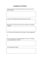 Reducing Unemployment - Aims to Reduce Unemployment in the UK - GCSE