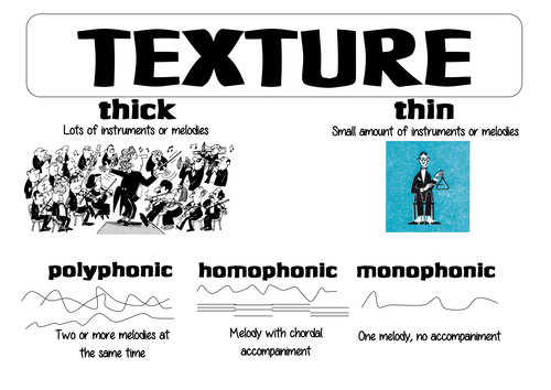 form classical for music Instrumentation,  of Texture, Harmony, Music Elements Rhythm Posters