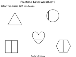 halves number fractions year 1 animated powerpoint presentation