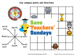 Giving Direction KS1 Worksheets, Lesson Plans,PowerPoint and IWB