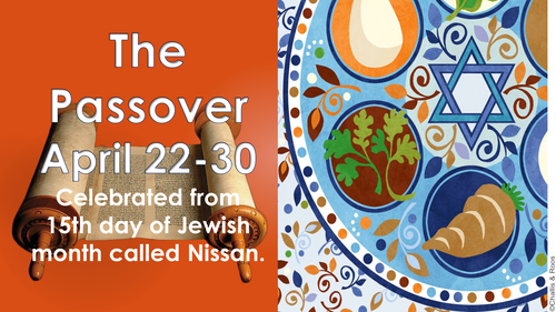 World Religions: Judaism: Passover (April 22-30)
