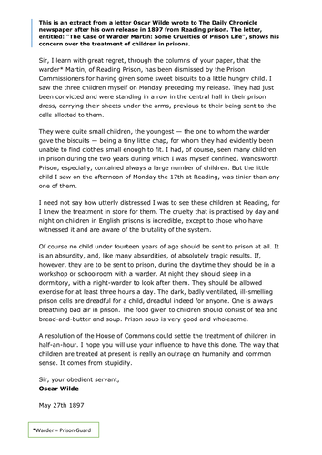 AQA English Language Paper Two | Teaching Resources