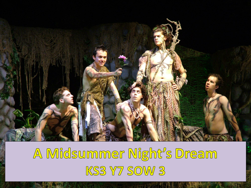 Ks2 Or Ks3 Shakespeares A Midsummer Nights Dream Unit Based On New