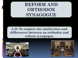 orthodox reform differences between synagogues jewish resources teaching