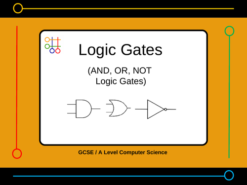 AND, OR, NOT logic gate presentation (15 slides)