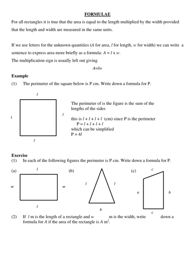 Formulae