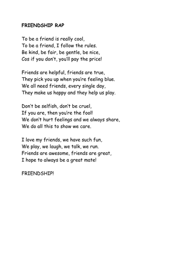 2 Sessions drama workshops - Friendship | Teaching Resources
