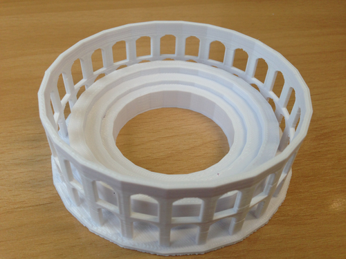 Sketchup - Amphitheatre/Colosseum  (3D printer friendly)