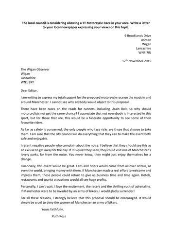 letter template formal ks3 jamestickle86 & Writing by GCSE Letter Informal) (Formal letter template formal ks3 jamestickle86 & Writing by GCSE Letter Informal) (Formal