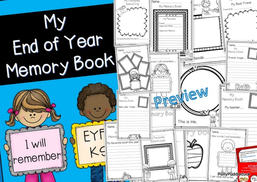 My End of Year Memory Book (EYFS/KS1) | Teaching Resources