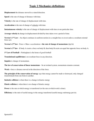 ib-physics-topic-2-mechanics-teaching-resources