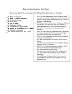 Worksheets Landmark Supreme Court Cases Worksheet landmark supreme court cases group project civil rightscivil quiz doc