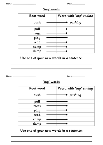 adding-ing-to-a-verb-teaching-resources