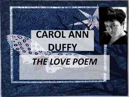 The Love Poem by Carol Ann Duffy | Teaching Resources