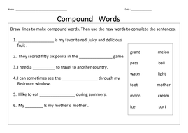 Compound words | Teaching Resources