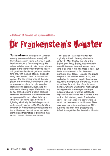 A Gothic Horror scheme of work for KS3. | Teaching Resources