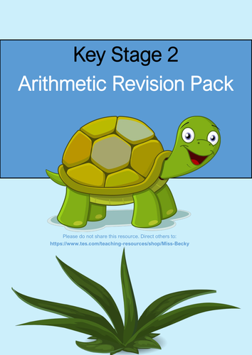 Year 6 Arithmetic Revision Pack - KS2 Maths SATs