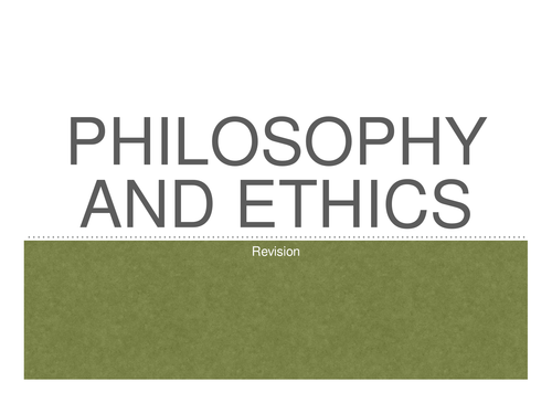 A2 Ocr Philosophy And Ethicsreligious Studies Revision Powerpoint