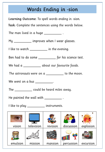 sion-words-teaching-resources