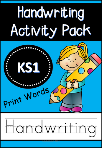 Handwriting Activity Pack (Print Words for EYFS/KS1)