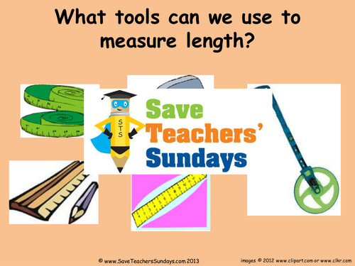 Measuring Length KS1 Worksheets, Lesson Plans and PowerPoint by