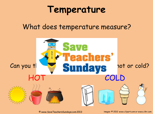 Reading Thermometer  KS1 Worksheets, Lesson Plans, PowerPoint and Plenary