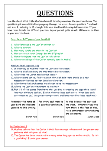 Full Key Stage 3 Islam scheme of work | Teaching Resources