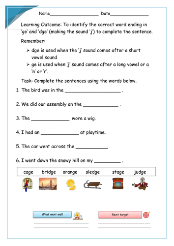 set-of-15-differentiated-worksheets-words-ending-in-dge-ge-by-uk