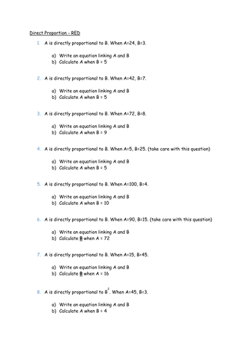 direct-inverse-proportion-teaching-resources